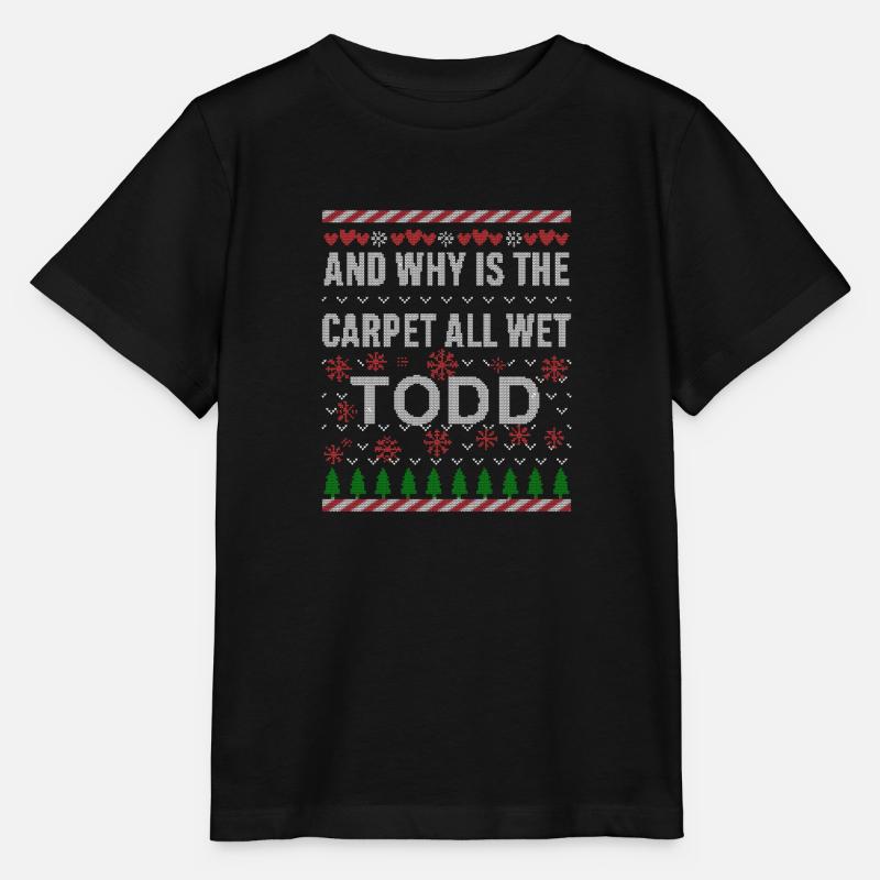 And Why Is The Carpet All Wet TODD - Stanley/Stella Kinder T-Shirt MINI CREATOR  - Schwarz