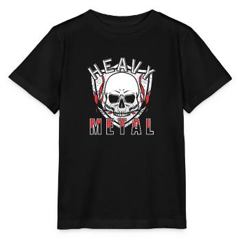 Heavy Metal - T-shirt bio MINI CREATOR Stanley/Stella Enfant - noir - Devant - Mikhail (115cm)