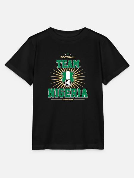Nigeria - Stanley/Stella Kinder T-Shirt MINI CREATOR  - Schwarz