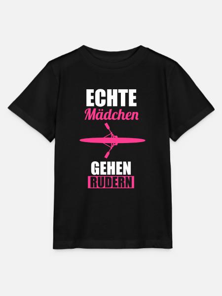 Rudern Mädchen Ruderer Ruder Geschenk - Stanley/Stella Kinder T-Shirt MINI CREATOR - Schwarz