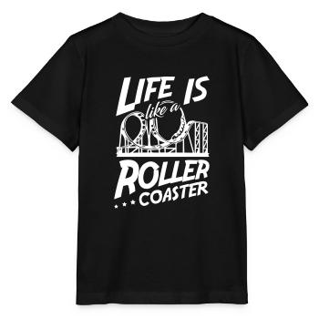 Scooter Coaster - Stanley/Stella MINI CREATOR Kids’ T-Shirt - black - Front - Mikhail (115cm)