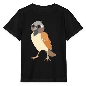 Spatz - Stanley/Stella Kinder T-Shirt MINI CREATOR  - Schwarz - Vorne - Mikhail (115cm)