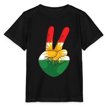 Kurdistan - Stanley/Stella MINI CREATOR Kids’ T-Shirt - black - Front - Mikhail (115cm)