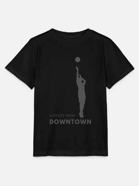 Succes from Downtown - Stanley/Stella Kinder T-Shirt MINI CREATOR  - Schwarz
