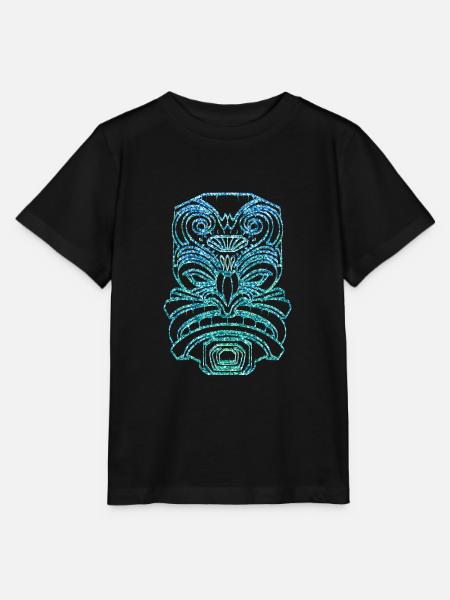 Tiki Maske Tiki Bar Hawaii Wasser - Stanley/Stella Kinder T-Shirt MINI CREATOR - Schwarz