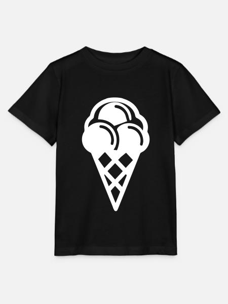 Eis Icon Symbol - Stanley/Stella Kinder T-Shirt MINI CREATOR - Schwarz
