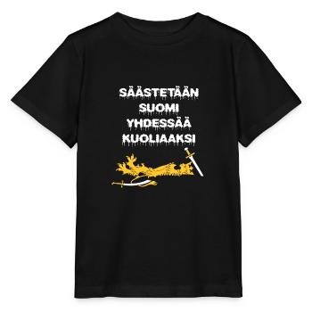 Retten wir uns vor dem Tod - Stanley/Stella Kinder T-Shirt MINI CREATOR  - Schwarz - Vorne - Mikhail (115cm)