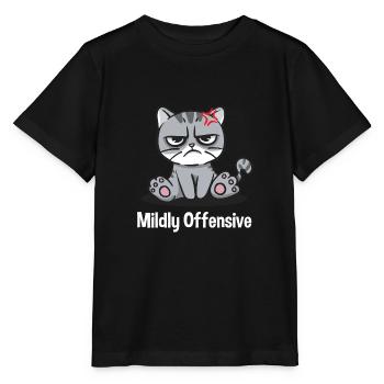 Leicht beleidigende sarkastische lustige Sarkasmus - Stanley/Stella Kinder T-Shirt MINI CREATOR  - Schwarz - Vorne - Mikhail (115cm)