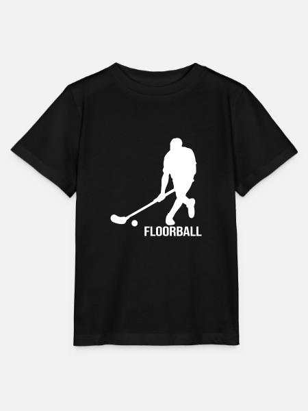 floorball floorballspieler unihockey bandy sport - T-shirt MINI CREATOR barn från Stanley/Stella - svart