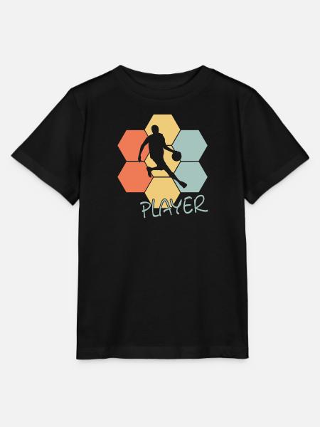Basketball Player - Stanley/Stella Kinder T-Shirt MINI CREATOR - Schwarz