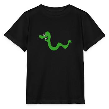 ver - T-shirt bio MINI CREATOR Stanley/Stella Enfant - noir - Devant - Mikhail (115cm)