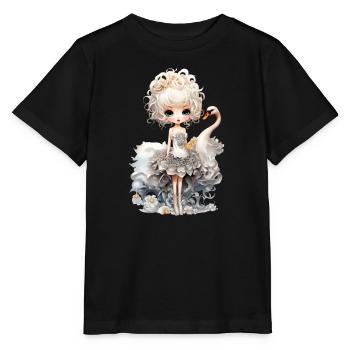 Dollie Swan - T-shirt bio MINI CREATOR Stanley/Stella Enfant - noir - Devant - Mikhail (115cm)
