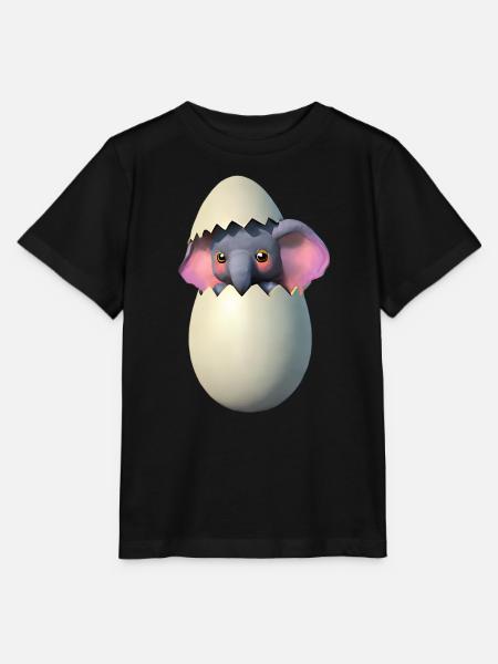Babyelefant-Schlüpf - Stanley/Stella Kinder T-Shirt MINI CREATOR - Schwarz