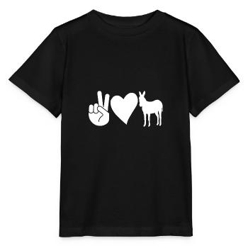 Donkey - Stanley/Stella MINI CREATOR Kids’ T-Shirt - black - Front - Mikhail (115cm)