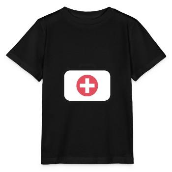 Erste Hilfe Medizin Koffer - Stanley/Stella Kinder T-Shirt MINI CREATOR  - Schwarz - Vorne - Mikhail (115cm)