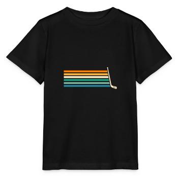 Eishockeyspieler Eishockey - Stanley/Stella Kinder T-Shirt MINI CREATOR  - Schwarz - Vorne - Mikhail (115cm)