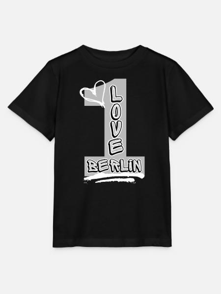 Berlin Liebe! - Stanley/Stella Kinder T-Shirt MINI CREATOR  - Schwarz
