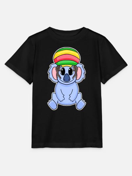 Rasta Koala - Stanley/Stella Kinder T-Shirt MINI CREATOR  - Schwarz