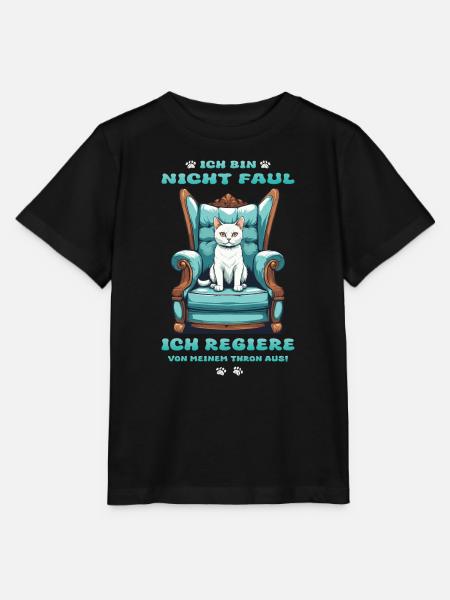Katzen Königin - Stanley/Stella Kinder T-Shirt MINI CREATOR - Schwarz