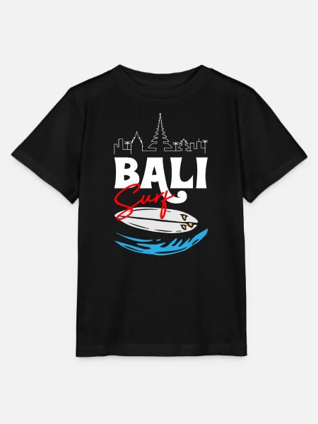 Bali Surfing - Stanley/Stella Kinder T-Shirt MINI CREATOR - Schwarz