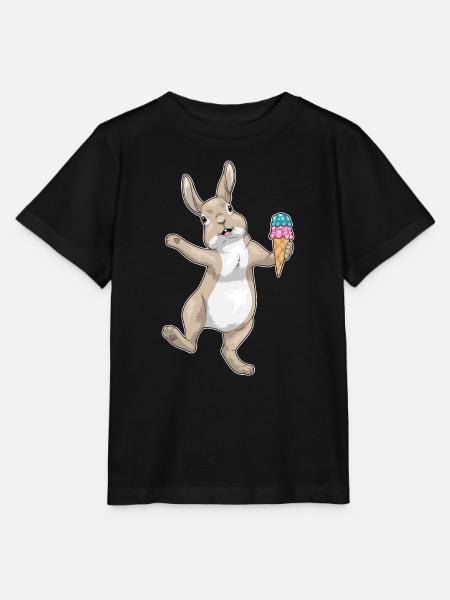 Hase Waffeleis - Stanley/Stella Kinder T-Shirt MINI CREATOR - Schwarz
