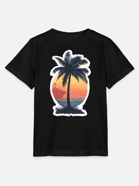 Palme - Stanley/Stella Kinder T-Shirt MINI CREATOR  - Schwarz