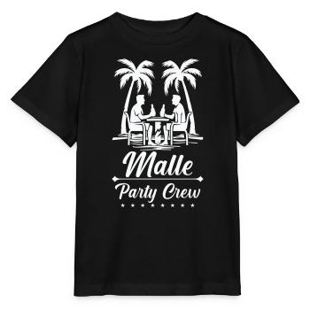 Malle Party Crew  - Stanley/Stella Kinder T-Shirt MINI CREATOR  - Schwarz - Vorne - Mikhail (115cm)