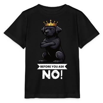 Before You Ask Labrador Labrador Labrador Owner Labrador - Stanley/Stella MINI CREATOR Kids’ T-Shirt - black - Front - Mikhail (115cm)