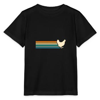 Poules Poule - T-shirt bio MINI CREATOR Stanley/Stella Enfant - noir - Devant - Mikhail (115cm)