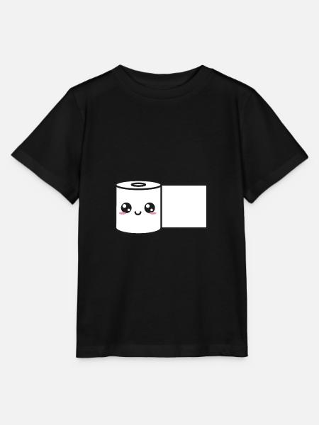 Toilettenpapier Kawaii Süß - Stanley/Stella Kinder T-Shirt MINI CREATOR  - Schwarz