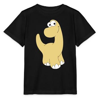 Dinosaurier - Stanley/Stella Kinder T-Shirt MINI CREATOR  - Schwarz - Vorne - Mikhail (115cm)