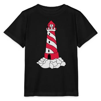 lighthouse - Stanley/Stella MINI CREATOR Kids’ T-Shirt - black - Front - Mikhail (115cm)