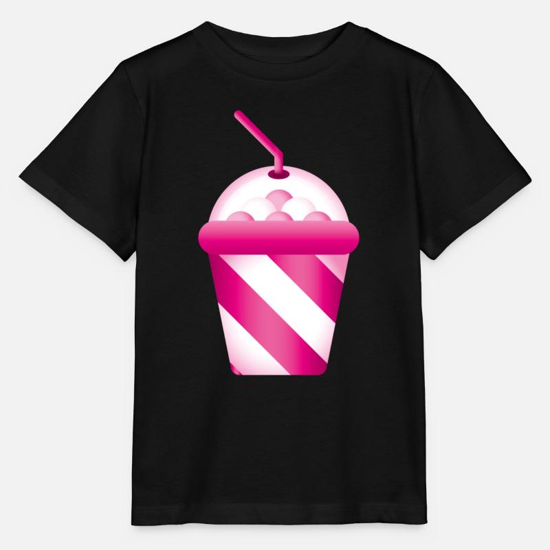 Smiley Shake - Stanley/Stella Kinder T-Shirt MINI CREATOR  - Schwarz