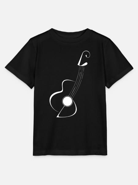 Guitar - Stanley/Stella Kinder T-Shirt MINI CREATOR - Schwarz