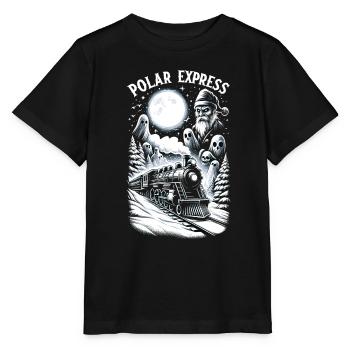 Haunted Polar Express - Stanley/Stella MINI CREATOR Kids’ T-Shirt - black - Front - Mikhail (115cm)