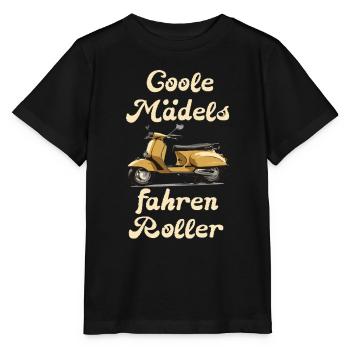 Mofafahrerin - Stanley/Stella Kinder T-Shirt MINI CREATOR  - Schwarz - Vorne - Mikhail (115cm)