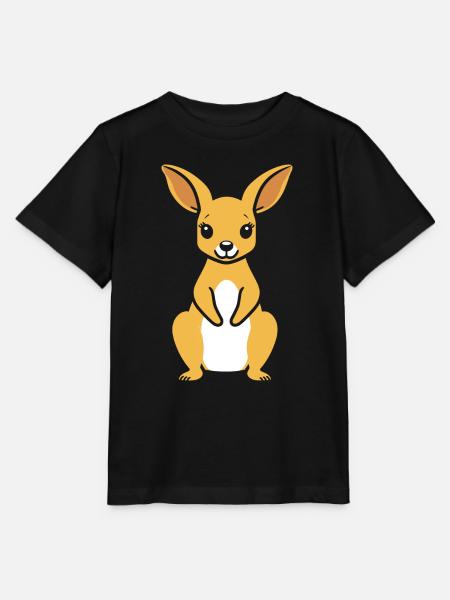Känguru - Stanley/Stella Kinder T-Shirt MINI CREATOR - Schwarz