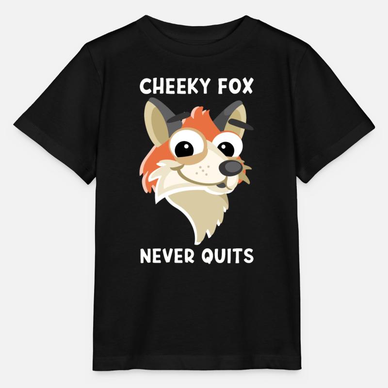 Schlauer Fuchs - Stanley/Stella Kinder T-Shirt MINI CREATOR  - Schwarz