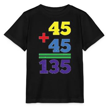 45 + 45 = 135 29 - Stanley/Stella Kinder T-Shirt MINI CREATOR  - Schwarz - Vorne - Mikhail (115cm)