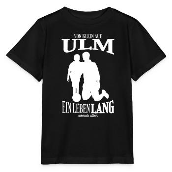 Ulm Fußball Tradition Geschenk - Stanley/Stella Kinder T-Shirt MINI CREATOR  - Schwarz - Vorne - Mikhail (115cm)