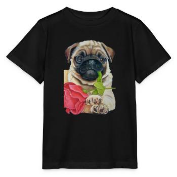 AMOUR - T-shirt bio MINI CREATOR Stanley/Stella Enfant - noir - Devant - Mikhail (115cm)