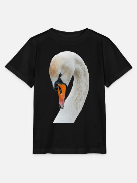Schwan - Stanley/Stella Kinder T-Shirt MINI CREATOR - Schwarz