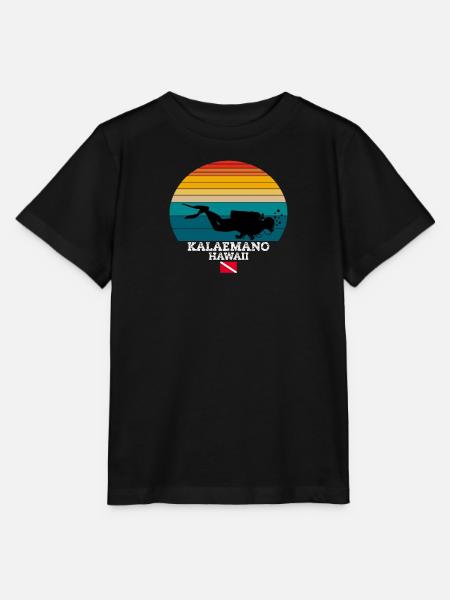 Kalaemano US Island Diving - Stanley/Stella Kinder T-Shirt MINI CREATOR - Schwarz