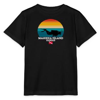 Mahikea Island US Island Diving - Stanley/Stella MINI CREATOR Kids’ T-Shirt - black - Front - Mikhail (115cm)