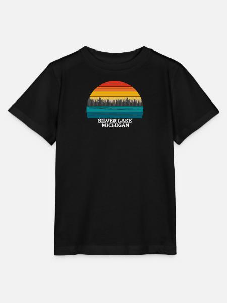 Silver Lake Michigan - Stanley/Stella Kinder T-Shirt MINI CREATOR  - Schwarz