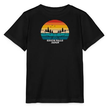 Chutes de Kegon Japon - T-shirt bio MINI CREATOR Stanley/Stella Enfant - noir - Devant - Mikhail (115cm)