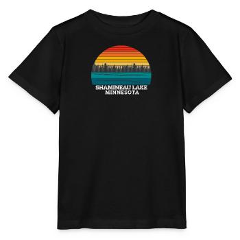 Shamineau Lake Minnesota - Stanley/Stella MINI CREATOR Kids’ T-Shirt - black - Front - Mikhail (115cm)