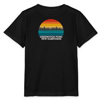 Greenough Pond New Hampshire - T-shirt bio MINI CREATOR Stanley/Stella Enfant - noir - Devant - Mikhail (115cm)