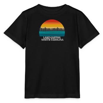 Lac Gaston Caroline du Nord - T-shirt bio MINI CREATOR Stanley/Stella Enfant - noir - Devant - Mikhail (115cm)