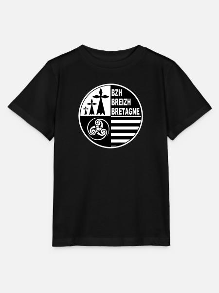 Breirzh Bretagne - T-shirt bio MINI CREATOR Stanley/Stella Enfant - noir